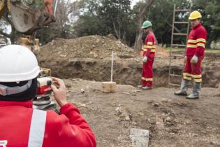 Avance de obras de saneamiento en arroyo Mataperros