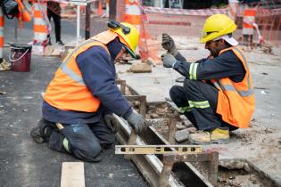 Avance de obras en avenida 21 de Setiembre esquina Ellauri