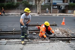 Avance de obras en avenida 21 de Setiembre esquina Ellauri Avance de obras en avenida 21 de Setiembre esquina Ellauri