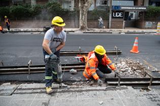 Avance de obras en avenida 21 de Setiembre esquina Ellauri