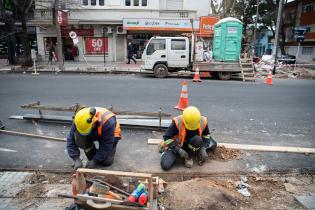 Avance de obras en avenida 21 de Setiembre esquina Ellauri Avance de obras en avenida 21 de Setiembre esquina Ellauri