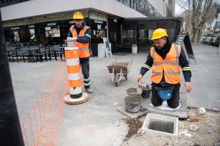 Avance de obras en avenida 21 de Setiembre esquina Ellauri