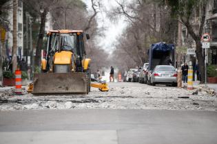 Avance de obras en avenida 21 de Setiembre esquina Ellauri