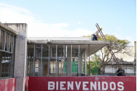 Avance de obras de cowork público en Arenal Grande y Uruguay