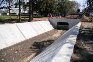 Recorrida por obras refuerzo en colector del arroyo Mataperros