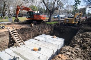 Recorrida por obras refuerzo en colector del arroyo Mataperros