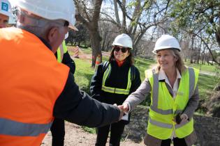 Recorrida por obras refuerzo en colector del arroyo Mataperros