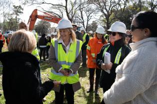 Recorrida por obras refuerzo en colector del arroyo Mataperros