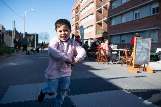 Peatonal barrial en al calle Ing. Enrique Chiancone, entre Veracierto e Hipólito Yrigoyen