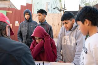 Peatonal barrial en al calle Ing. Enrique Chiancone, entre Veracierto e Hipólito Yrigoyen