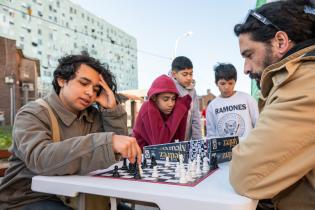 Peatonal barrial en al calle Ing. Enrique Chiancone, entre Veracierto e Hipólito Yrigoyen