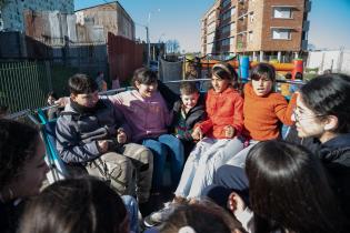 Peatonal barrial en al calle Ing. Enrique Chiancone, entre Veracierto e Hipólito Yrigoyen