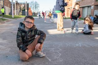 Peatonal barrial en al calle Ing. Enrique Chiancone, entre Veracierto e Hipólito Yrigoyen