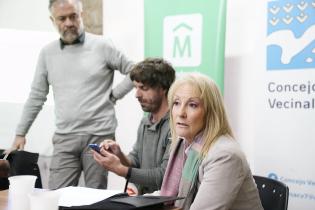 Reunión con vecinas y vecinos de Malvin por nueva modalidad de estacionamiento