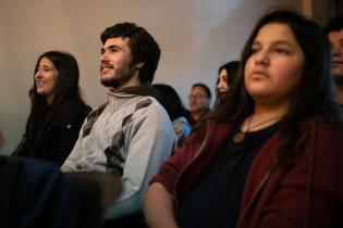 Lectura de Hay barullo en El Resorte , de Juceca, en el Centro Cultural MEM de Rocha