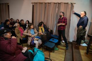 Lectura de Hay barullo en El Resorte , de Juceca, en el Centro Cultural MEM de Rocha