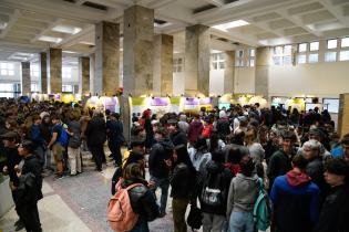 Latitud Ciencias 2023 en el atrio de la intendencia de Montevideo ,  06 de setiembre de 2023