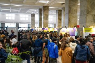 Latitud Ciencias 2023 en el atrio de la intendencia de Montevideo ,  06 de setiembre de 2023