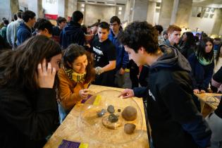 Latitud Ciencias 2023 en el atrio de la intendencia de Montevideo ,  06 de setiembre de 2023