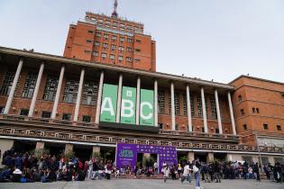 Latitud Ciencias 2023 en el atrio de la intendencia de Montevideo ,  06 de setiembre de 2023