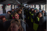 Recorrida del bus turístico con participantes del proyecto «Mujeres que Reverdecen»