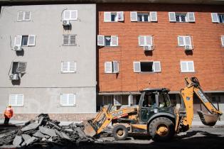 Obras en la calle Reconquista y Colón en el marco del programa Late Ciudad Vieja