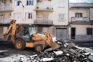 Obras en la calle Reconquista y Colón en el marco del programa Late Ciudad Vieja Obras en la calle Reconquista y Colón en el marco del programa Late Ciudad Vieja