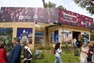 Stand de la intendencia de Montevideo en la Expo Prado 2023