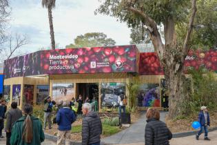 Stand de la intendencia de Montevideo en la Expo Prado 2023