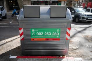 Reubicación de contenedores en el barrio Pocitos Reubicación de contenedores en el barrio Pocitos