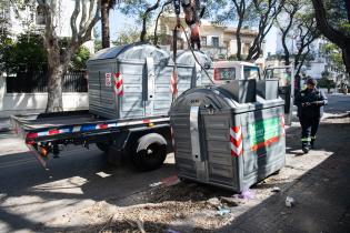 Reubicación de contenedores en el barrio Pocitos Reubicación de contenedores en el barrio Pocitos