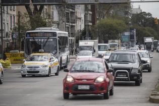 Tránsito en zona de Tres Cruces