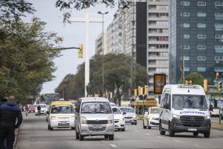 Tránsito en zona de Tres Cruces