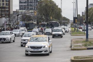 Tránsito en zona de Tres Cruces