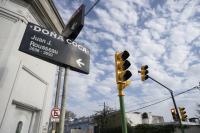 Nuevo semáforo en la calle Juan Jacobo Rousseau y Comercio 