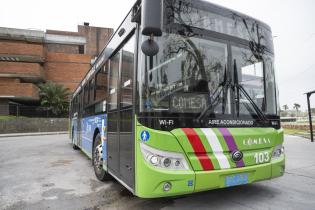 Ómnibus de transporte publico en Montevideo