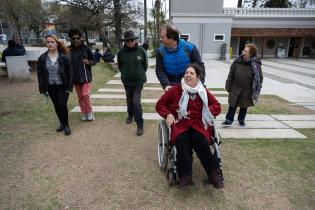 Recorrida de turismo accesible en el Parque de la Amistad