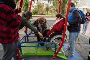 Recorrida de turismo accesible en el Parque de la Amistad