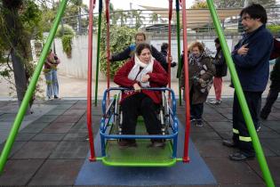 Recorrida de turismo accesible en el Parque de la Amistad