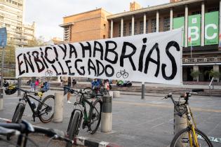 Movilización colectivo de ciclistas