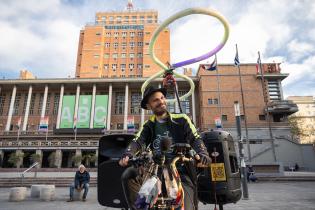 Movilización colectivo de ciclistas