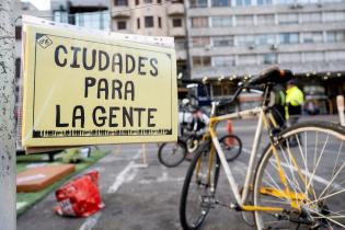 Movilización colectivo de ciclistas