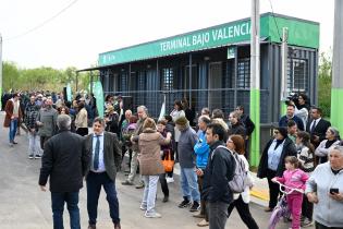 Inauguración de terminal de ómnibus Bajo Valencia Inauguración de terminal de ómnibus Bajo Valencia