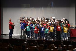 Entrega de los premios Charrúa en el Auditorio Nelly Goitiño