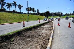 Obras de ampliación de dársena de giro ubicada en Rambla y Juana Pereyra