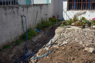 Recorrida por obras de saneamiento en la calle Charcas, barrio Casabò   , 25 de setiembre de 2023