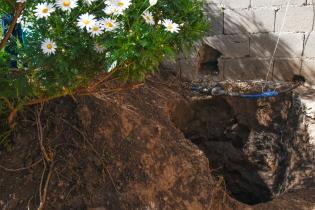 Recorrida por obras de saneamiento en la calle Charcas, barrio Casabò 