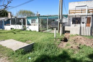 Recorrida por obras de saneamiento en la calle Charcas, barrio Casabò Recorrida por obras de saneamiento en la calle Charcas, barrio Casabò