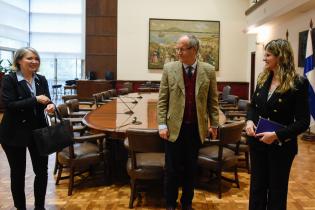 Visita de la embajadora de Finlandia Nicola Lindertz Visita de la embajadora de Finlandia Nicola Lindertz