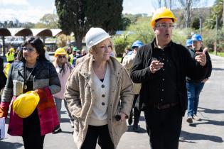 Intendenta Carolina Cosse visita obras en el Teatro de Verano Intendenta Carolina Cosse visita obras en el Teatro de Verano, 27 de setiembre de 2023